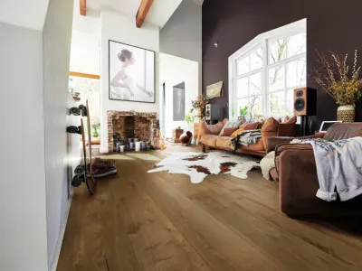 Lindura HD 400 Eiche authentic olivgrau 8903 Landhausdiele Gebürstet Produktbild #2