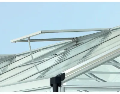 Gewächshaus Zubehör Alu-Dachfenster, schwarz Produktbild #1