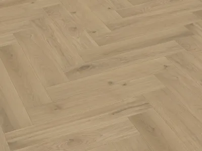 Parkett PS 500 Eiche authentic creme 9020 Fischgrät Gebürstet Produktbild #1