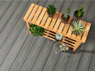 WPC Terrassendiele DIE EXKLUSIVE 140 MD Dolomitgrau Produktbild #2