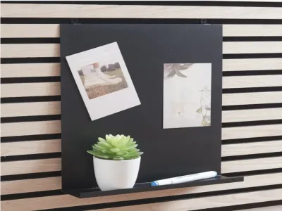 Magnettafel für Akustikpaneele Mattschwarz Produktbild #3