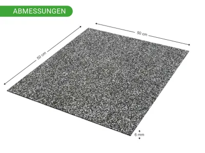 Teppichfliese Nadelfilz Jersey 50 x 50 6 mm stark Produktbild #12