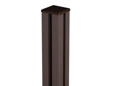 Pfosten BPC Solid Nero Braun Produktbild #1