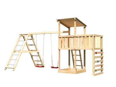 Spielturm Anna naturbelassen mit Varianten Produktbild #3
