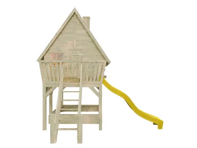 Stelzenhaus Clubhouse KDI inkl. Rutsche gelb Produktbild #4