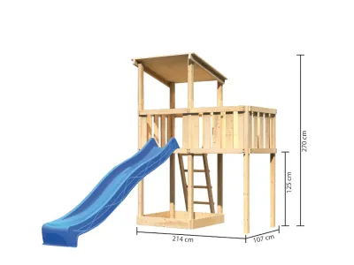 Spielturm Anna naturbelassen mit Varianten Produktbild #4