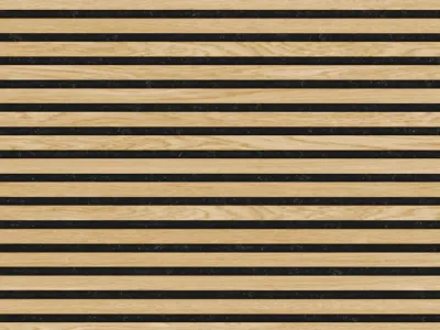 Akustikpaneele Wandverkleidung Oiled Oak 240 cm Filz schwarz Produktbild #8