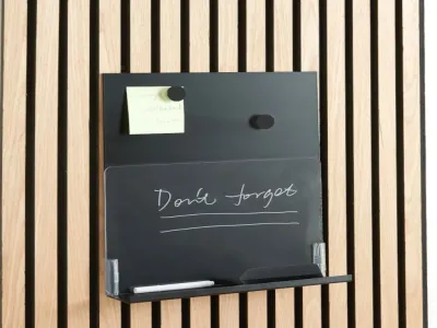 Magnettafel für Akustikpaneele Mattschwarz Produktbild #1