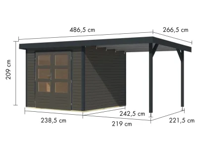 Gartenhaus Jupiter 3,5 19 mm Produktbild #12