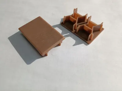 Endkappe für Alu-Co-Extrusion-Board Teak Produktbild #1