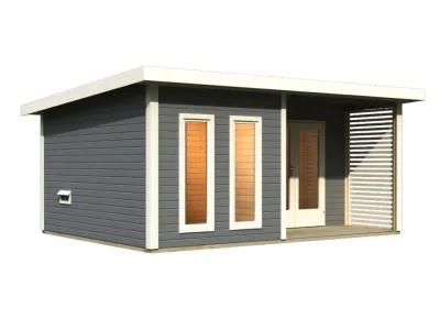 Saunahaus Mainburg 5 terragrau 38 mm  Produktbild #13