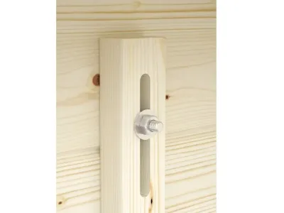 Gartenhaus Blockbohlenhaus Ella 13,1+3,9 m² 28 mm braun tauchimprägniert Produktbild #7
