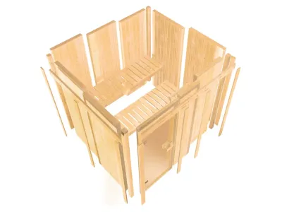 Karibu Elementsauna 68mm Irava 1 Produktbild #6