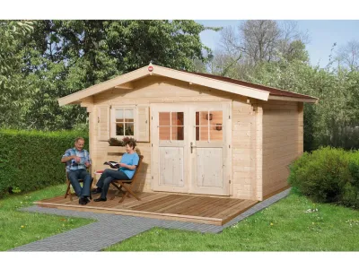 Gartenhaus 136 Gr. 1 45 mm naturbelassen Produktbild #1