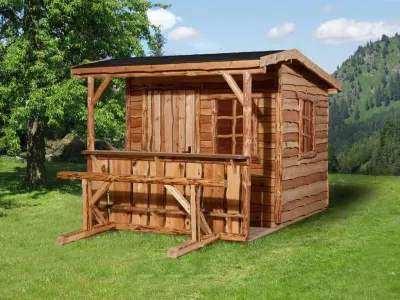 Gartenhaus 820 A Gr. 1 16 mm naturbelassen Produktbild #1