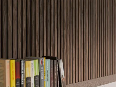 Akustikpaneele Wandverkleidung Smoke Oak 120 cm Produktbild #1