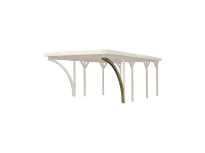 Einfahrtsbogen Rundbogen für Carport ECO Produktbild #1