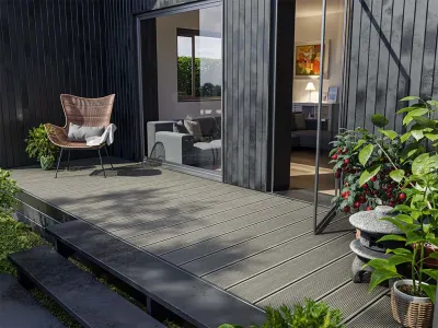 Terrassendiele WPC Grau Produktbild #1