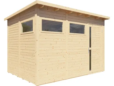Gartenhaus Punta 3 19 mm natur Produktbild #2