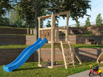 Spielturm Anna naturbelassen mit Varianten Produktbild #5