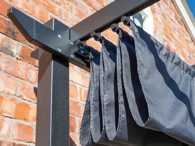 Aluminium-Pergola "Venezia 4x3" dunkelgrau Produktbild #3