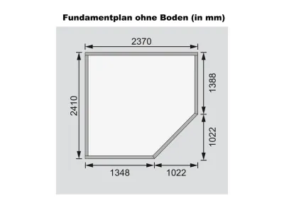 Gartenhaus Schwandorf 5 19 mm terragrau Produktbild #9