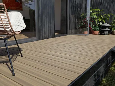 Terrassendiele WPC Holzoptik Antik Produktbild #1