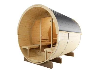 Saunafass Ellipso 1 natur Produktbild #4