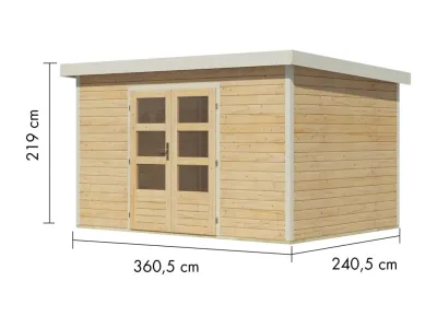 Gartenhaus Pluto 7 28 mm Produktbild #11