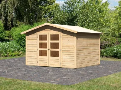 Gartenhaus Carlton 5 19 mm naturbelassen Produktbild #4