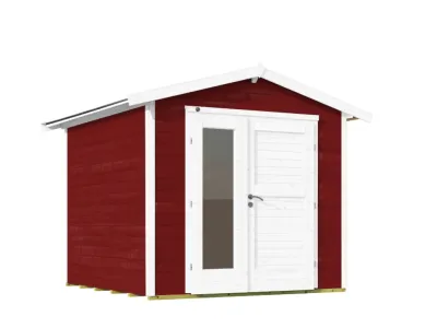 Gartenhaus 224 A Gr. 2 21 mm schwedenrot Produktbild #2