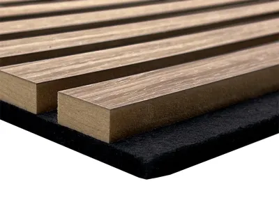 Akustikpaneele Dekor-Wandpaneele Quadrado Grey Oak geölt Produktbild #3