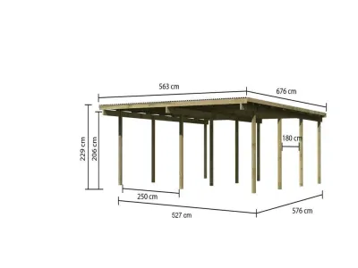 Carport Doppelcarport 2 ECO Produktbild #4