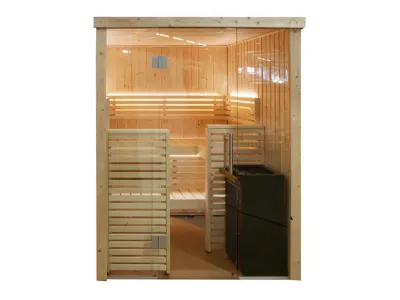 Systemsauna Variant View Small SPARSET inkl. 6,8 kW Saunaofen mit externer Steuerung Produktbild #7