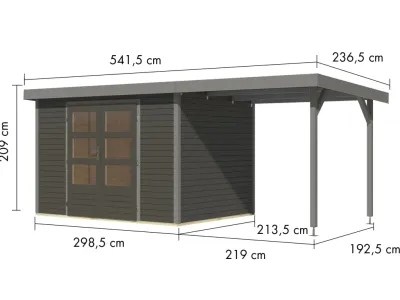 Gartenhaus Jupiter 4 19 mm Produktbild #5