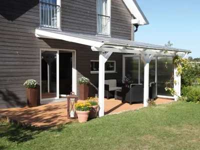 Terrassenüberdachung Andria weiß Produktbild #3