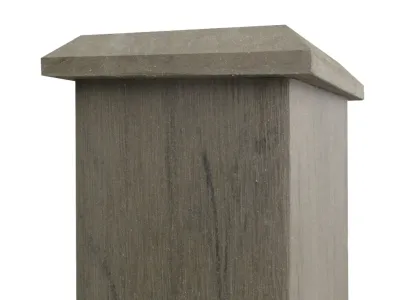 WPC Pfosten Oslo Sand-Beige inkl. Pfostenkappe Produktbild #1