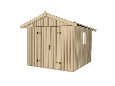 Gerätehaus Schwedenhaus Gr. 3 anthrazit Produktbild #2