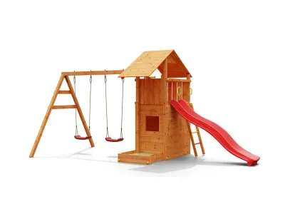 Spielturm Smart 7 teakfarben Produktbild #7