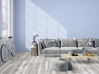 Korkboden Naturboden DESIGNTrend Eiche Snow Holzoptik Landhausdiele Produktbild #9