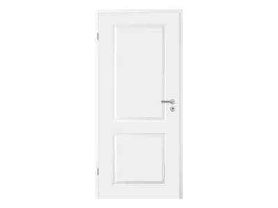 Zimmertür Elegance 02 Weißlack RAL 9010, Rundkante Produktbild #4