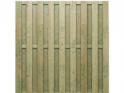 Bretterzaun Pinus DIY-Bausatz Kiefer KDI grün Produktbild #1