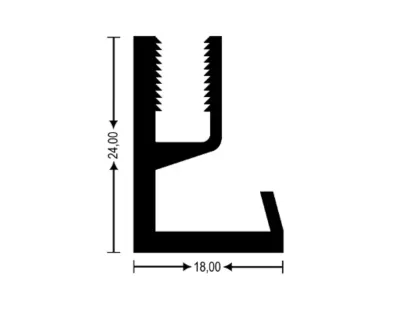 Sockelleisten-Clip für Profile 16 x 58 mm, 19 x 57 mm und 19 x 80 mm Produktbild #4