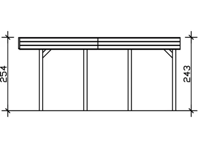 Doppelcarport Friesland Produktbild #4