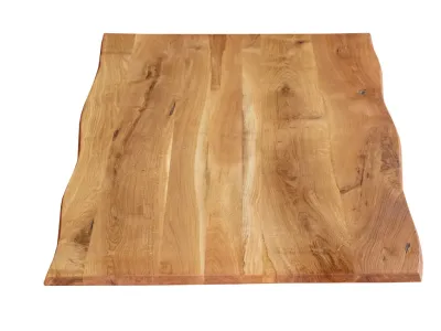 Tischplatte mit Waldkante aus Eiche Produktbild #2