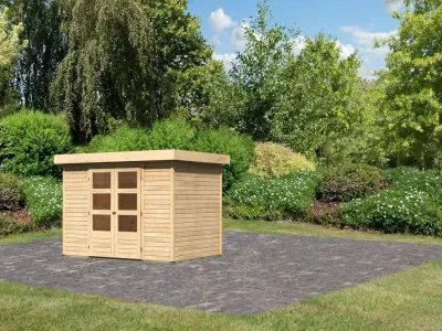 Gartenhaus Askola 4 19 mm naturbelassen Produktbild #1