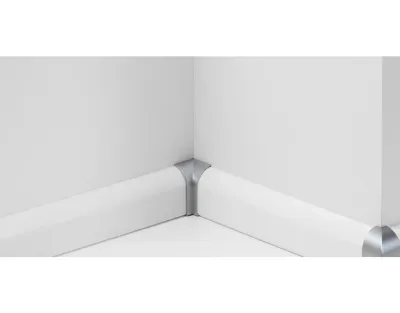 Innenecken für Sockelleiste Typ 2 SL 2 Alu-Optik Produktbild #1