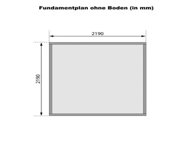 Gartenhaus Blockbohlenhaus Bastrup 2 28 mm naturbelassen Produktbild #3