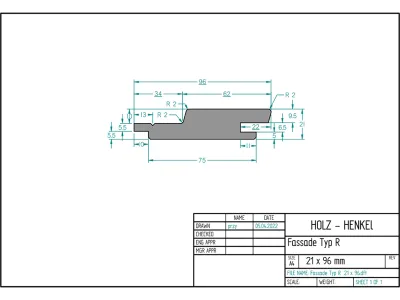 Fassade Rhombusleiste kanadische Lärche mit schwarzer Feder Produktbild #6
