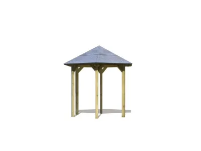 Pavillon SPARSET Lissabon ECO, inkl. Dachschindeln Produktbild #2